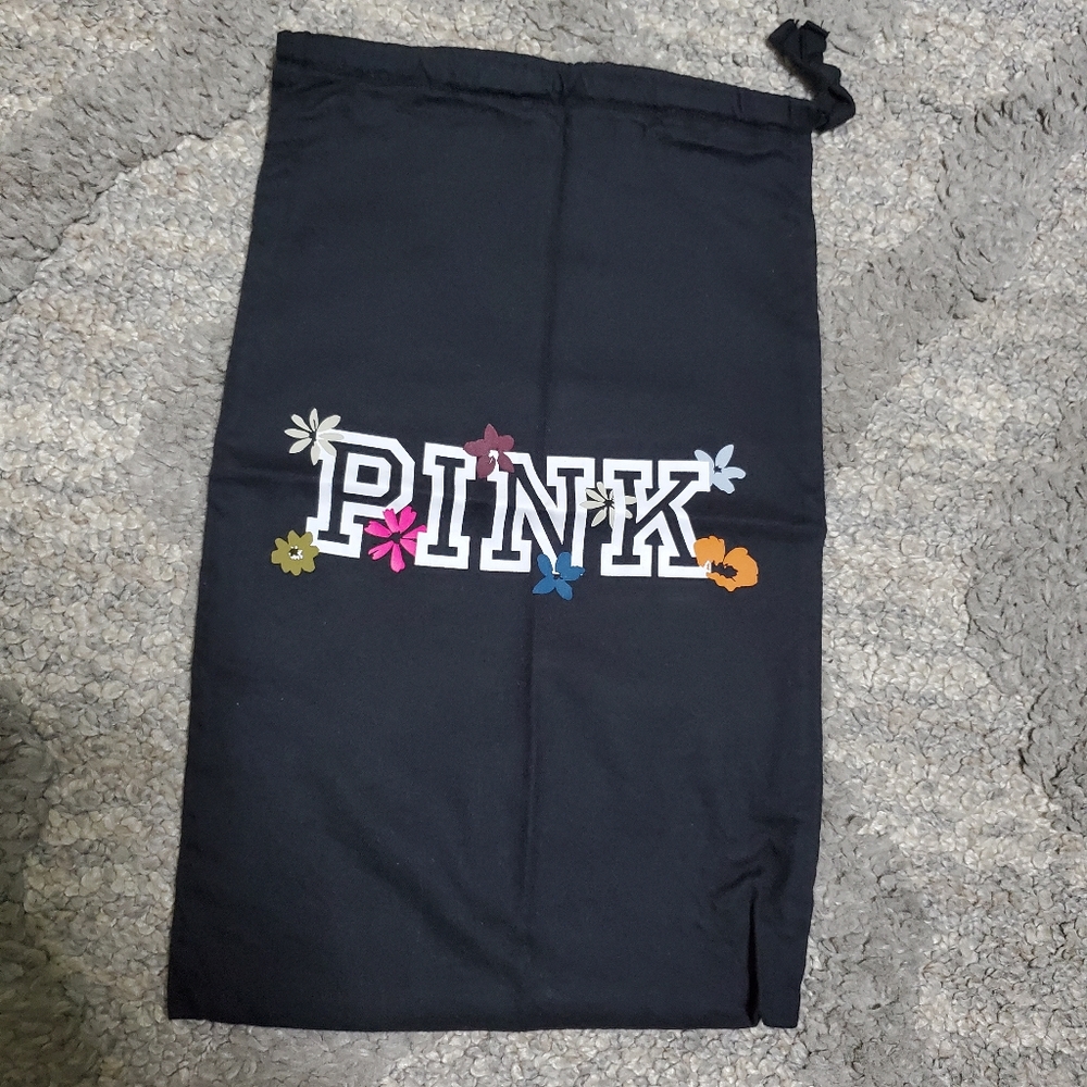 Pink Drawstring bag